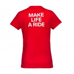 BMW Motorrad T-Shirt Make Life A Ride Γυναικείο Κόκκινο ΕΝΔΥΣΗ